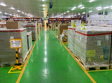 Warehouse interior (temperature control)